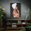 Thumbnail: "Bask in Her Glory" African Queen & Her 7 C’s Canvas Print 
