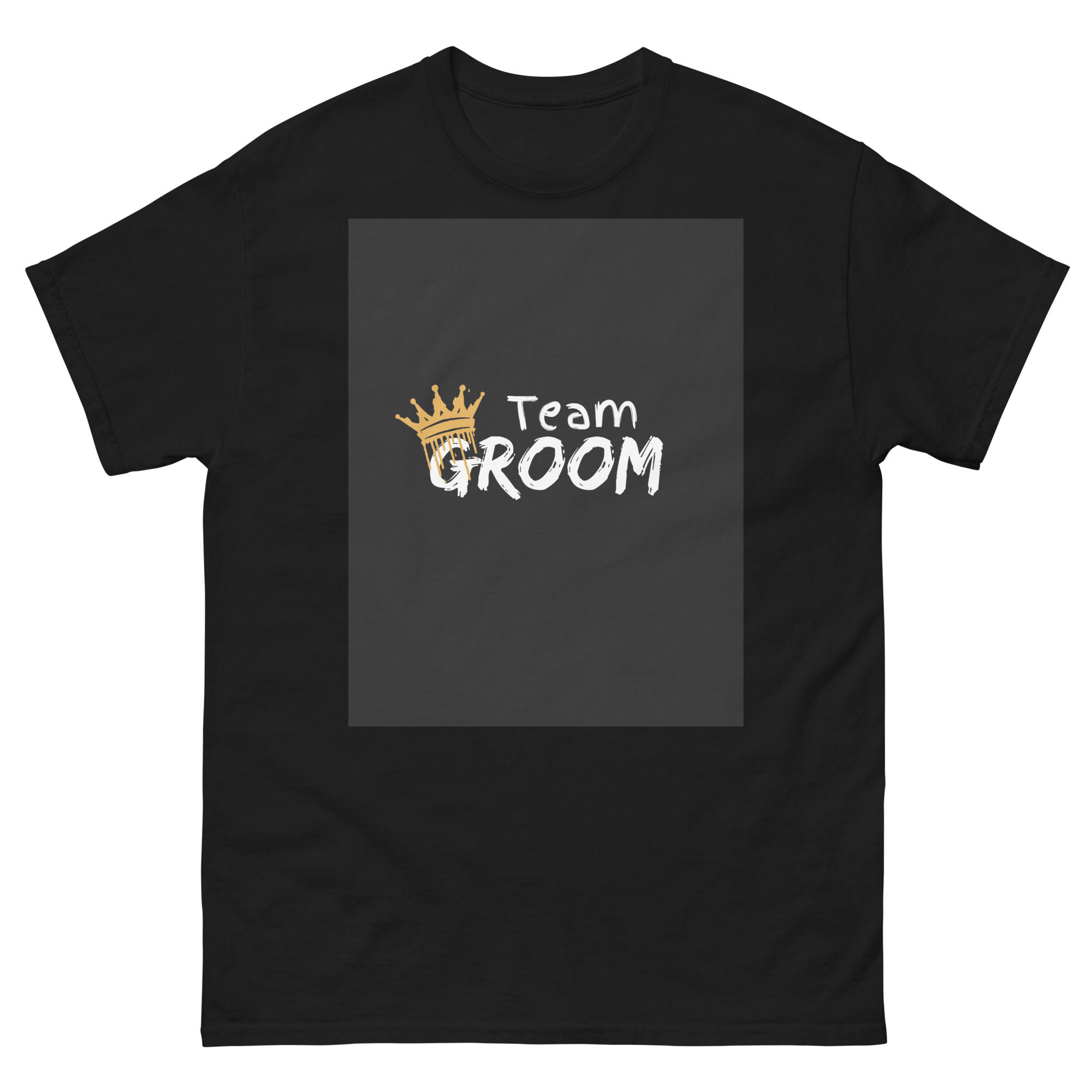 Black Team Groom t-shirt