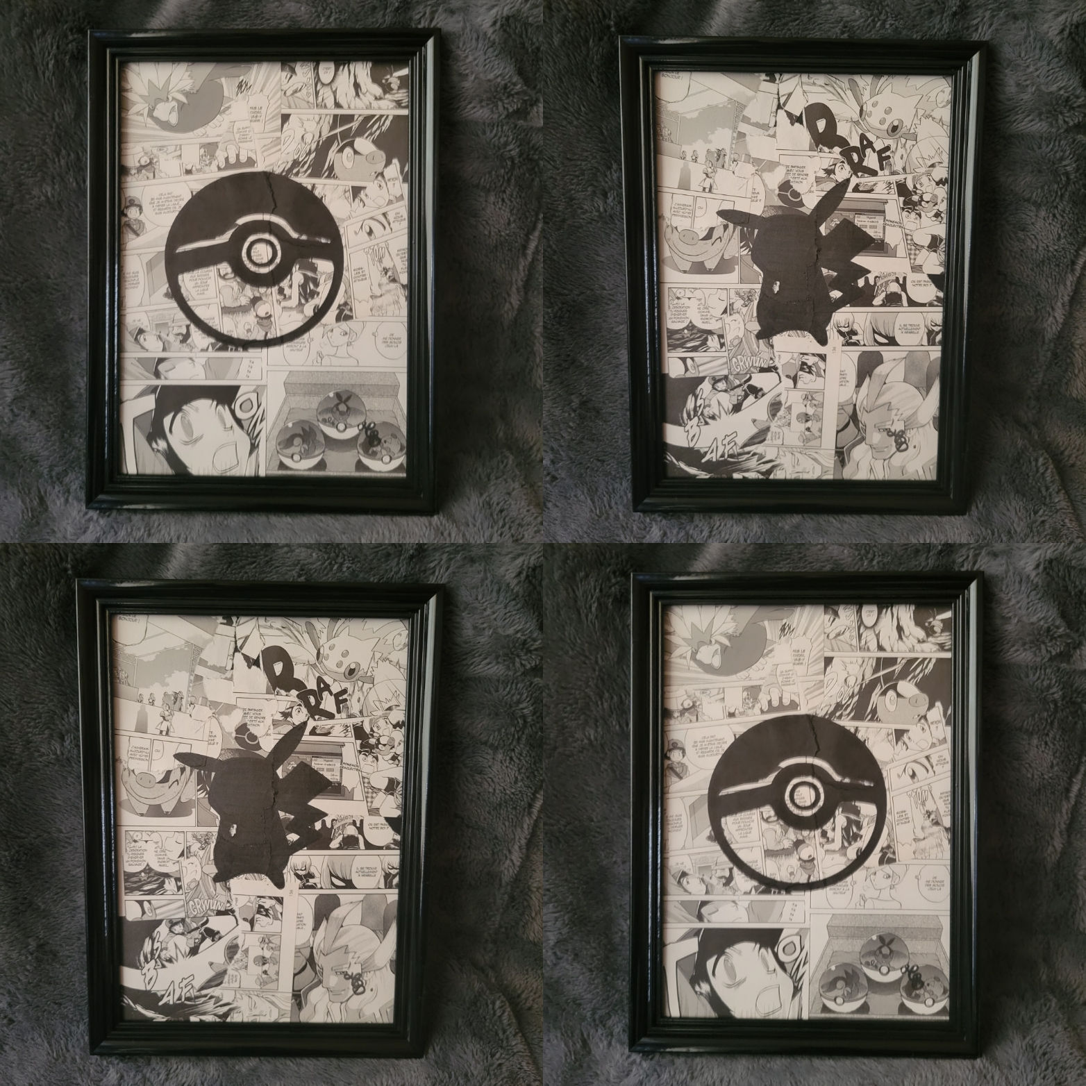 Feuilles de livres Pokemon.