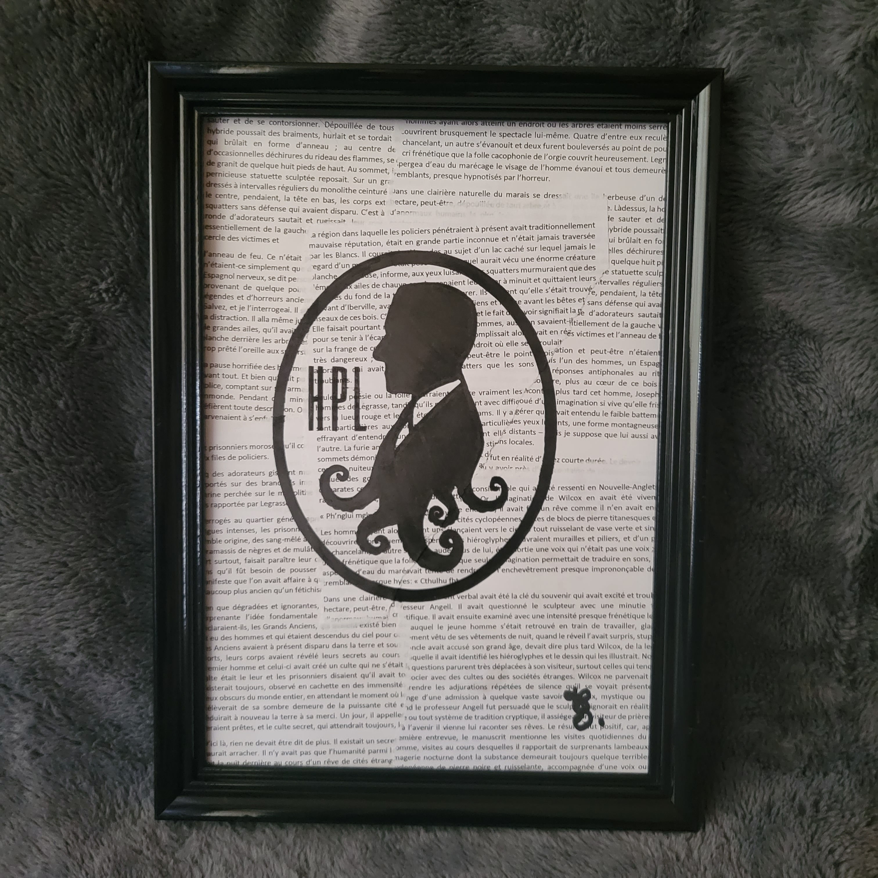 Feuilles de Livre l'appel de Cthullu.