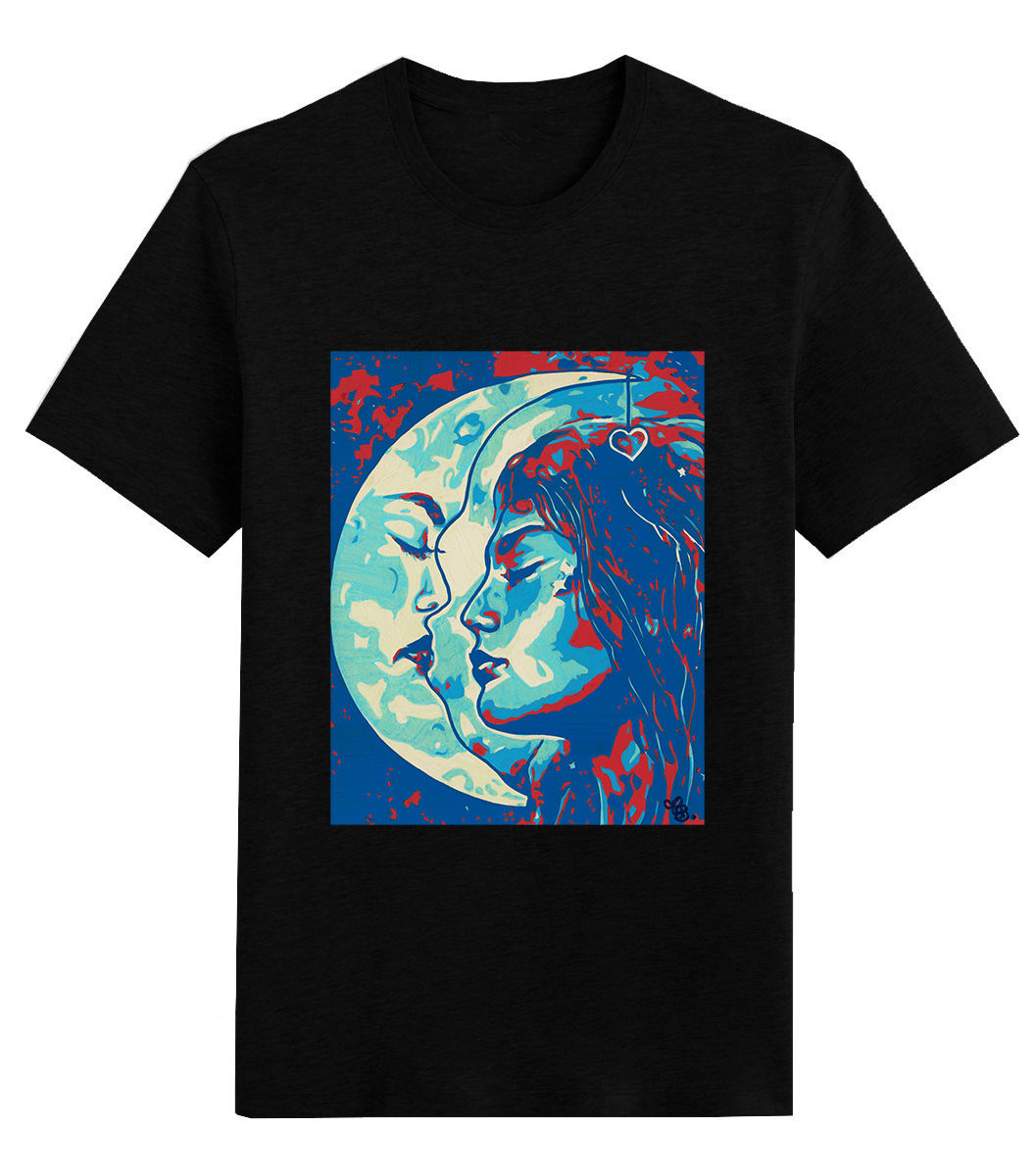 Tee Shirt Fille Lune.