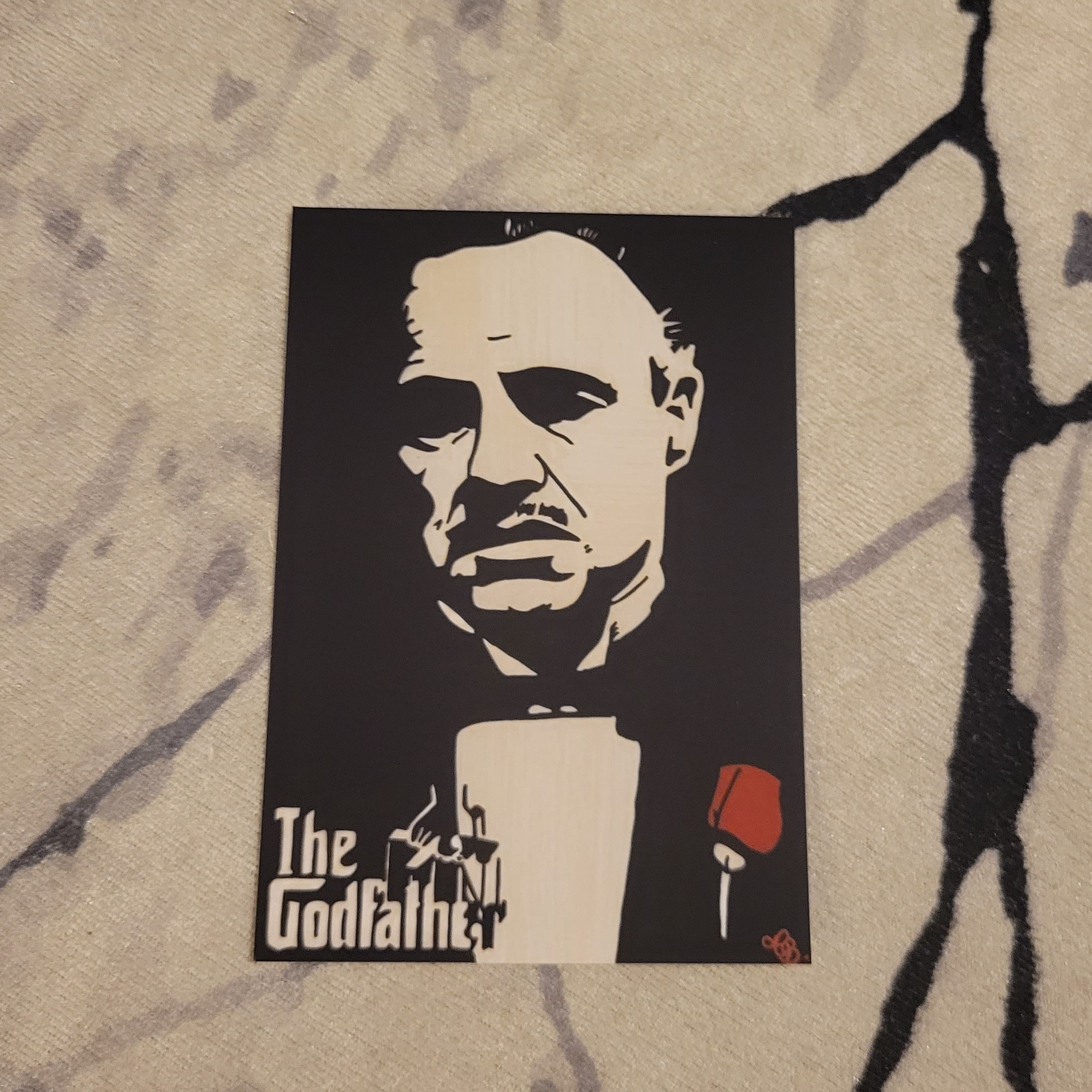 Illustration The Godfather.