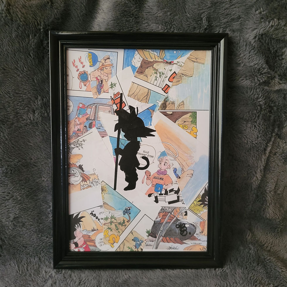 Miniature : Feuilles de livres Dragon Ball.