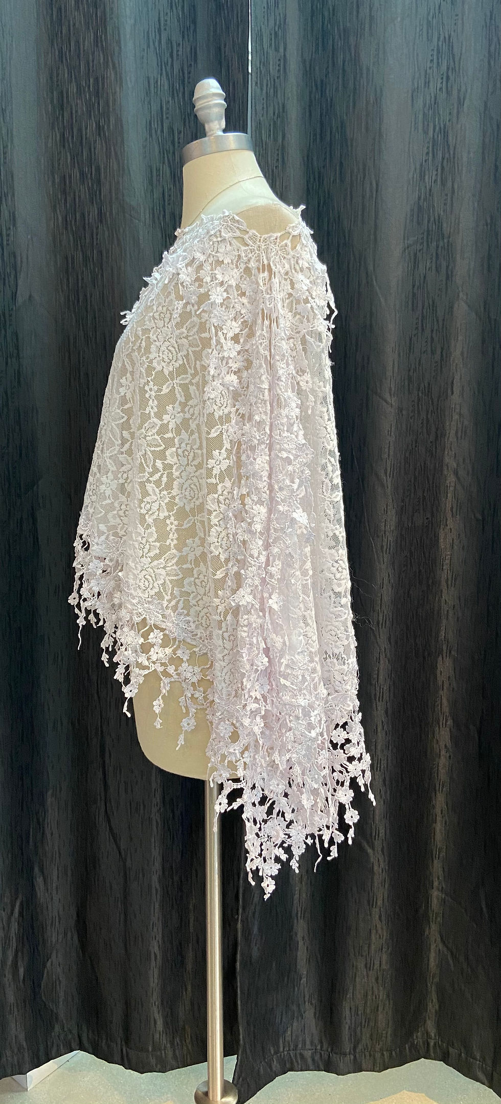 Thumbnail: White Lace Poncho
