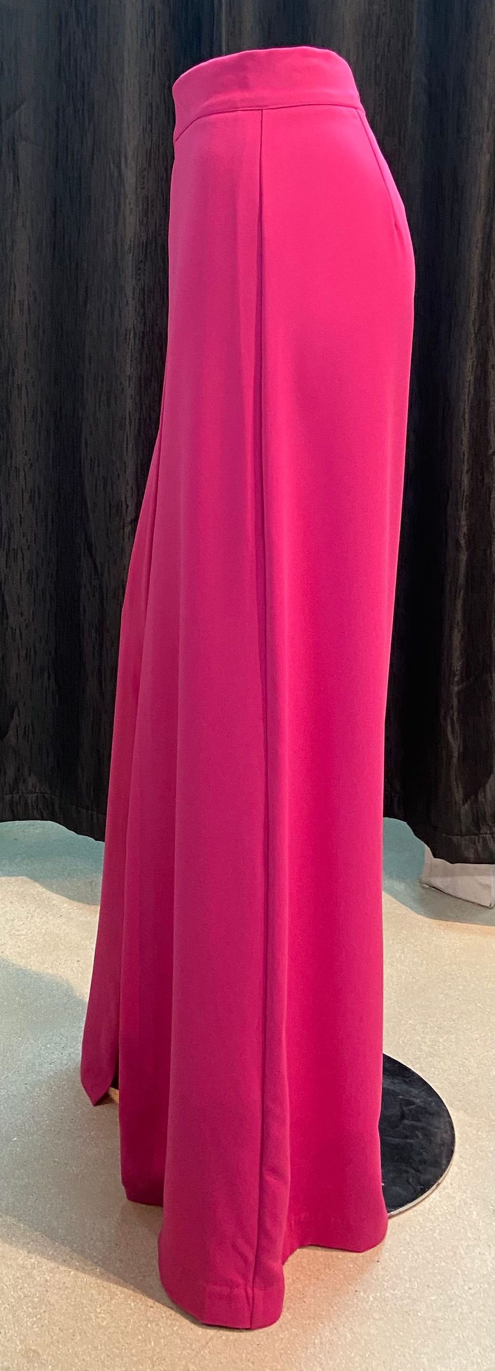 Thumbnail: Front Wide Pleat Palazzo Pink Pants