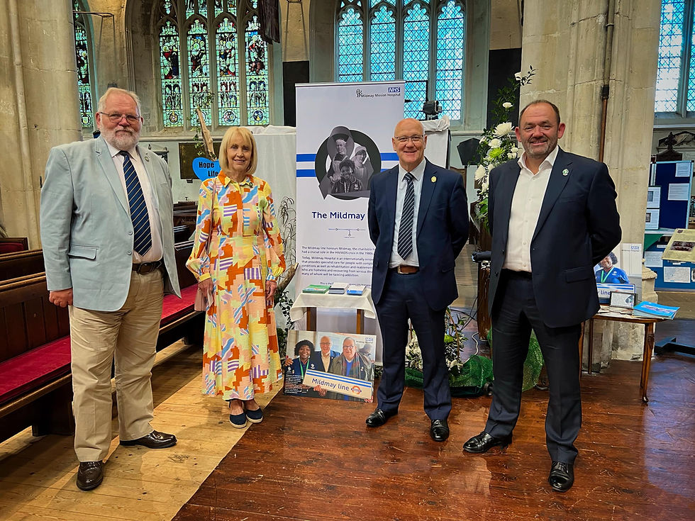 Trustees and CEO of Mildmay in All Saints Church, Maidstone