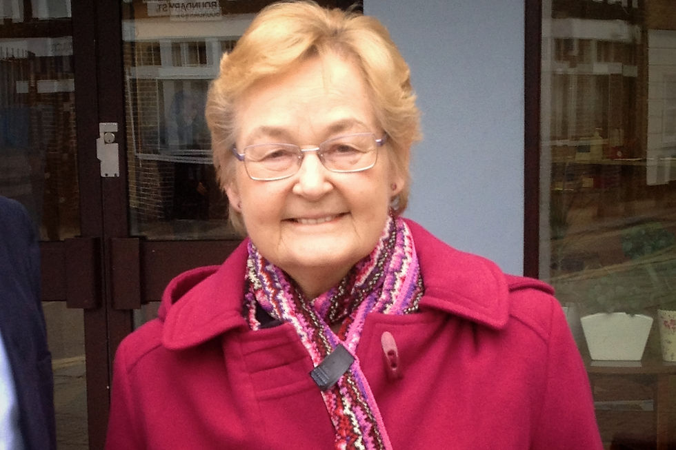 Dr Veronica Moss on a return visit to Mildmay in 2013