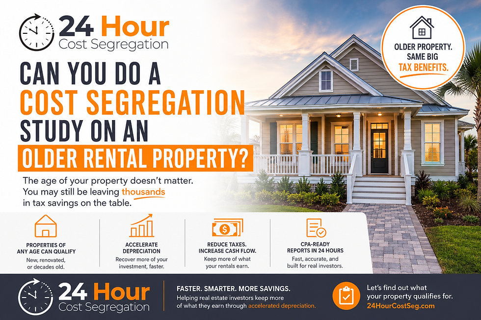 Can You Do a Cost Segregation Study on an Older Residential Rental Property?