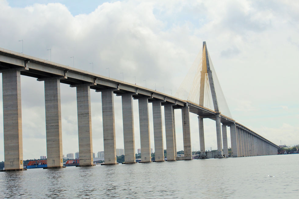Ponte Rio Negro vista do barco