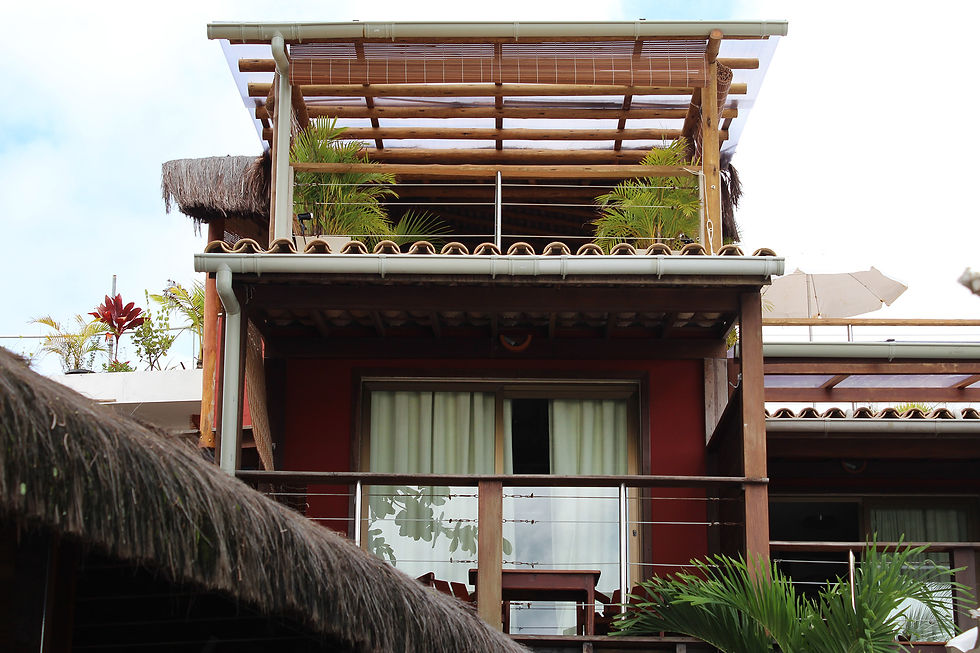 Nosso quarto no Le Terrace