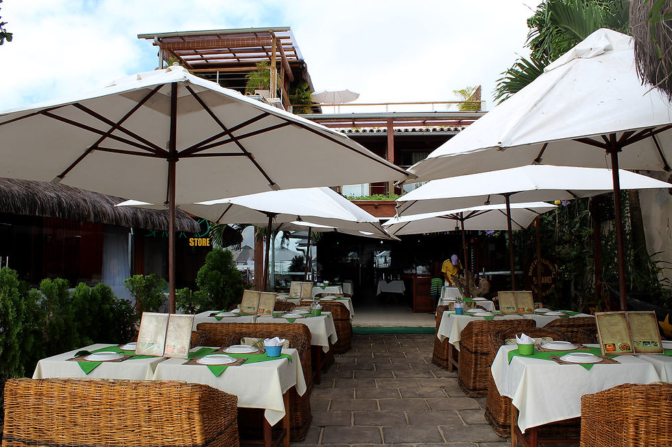 Restaurante embaixo do hotel