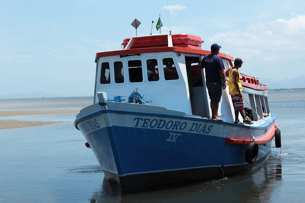 Chegada Ilha do Mel