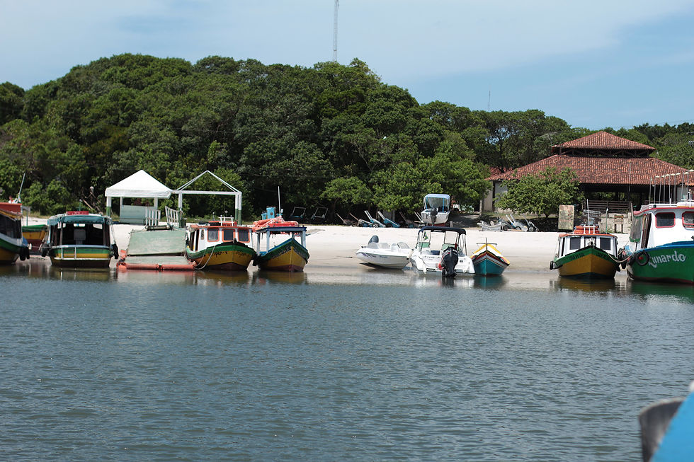 Chegada Ilha do Mel