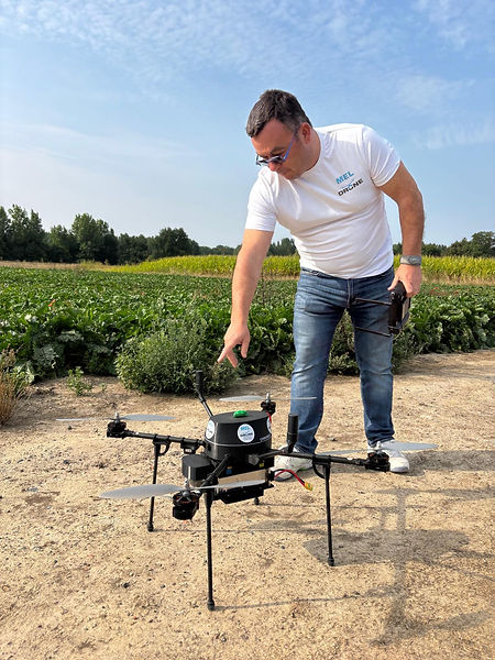 Overzicht van een professionele reinigingsdrone.