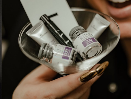 Botox in a martini glass