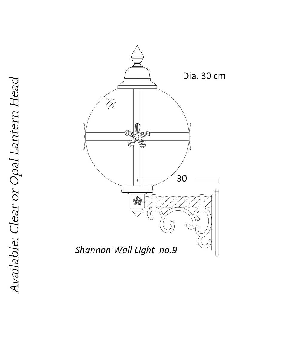 Thumbnail: Outdoor Wall Light     Shannon 9