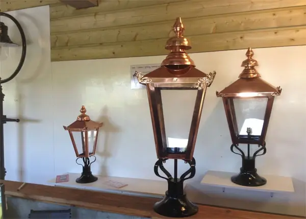 Thumbnail: Outdoor Copper Pillar Light     Copper 12