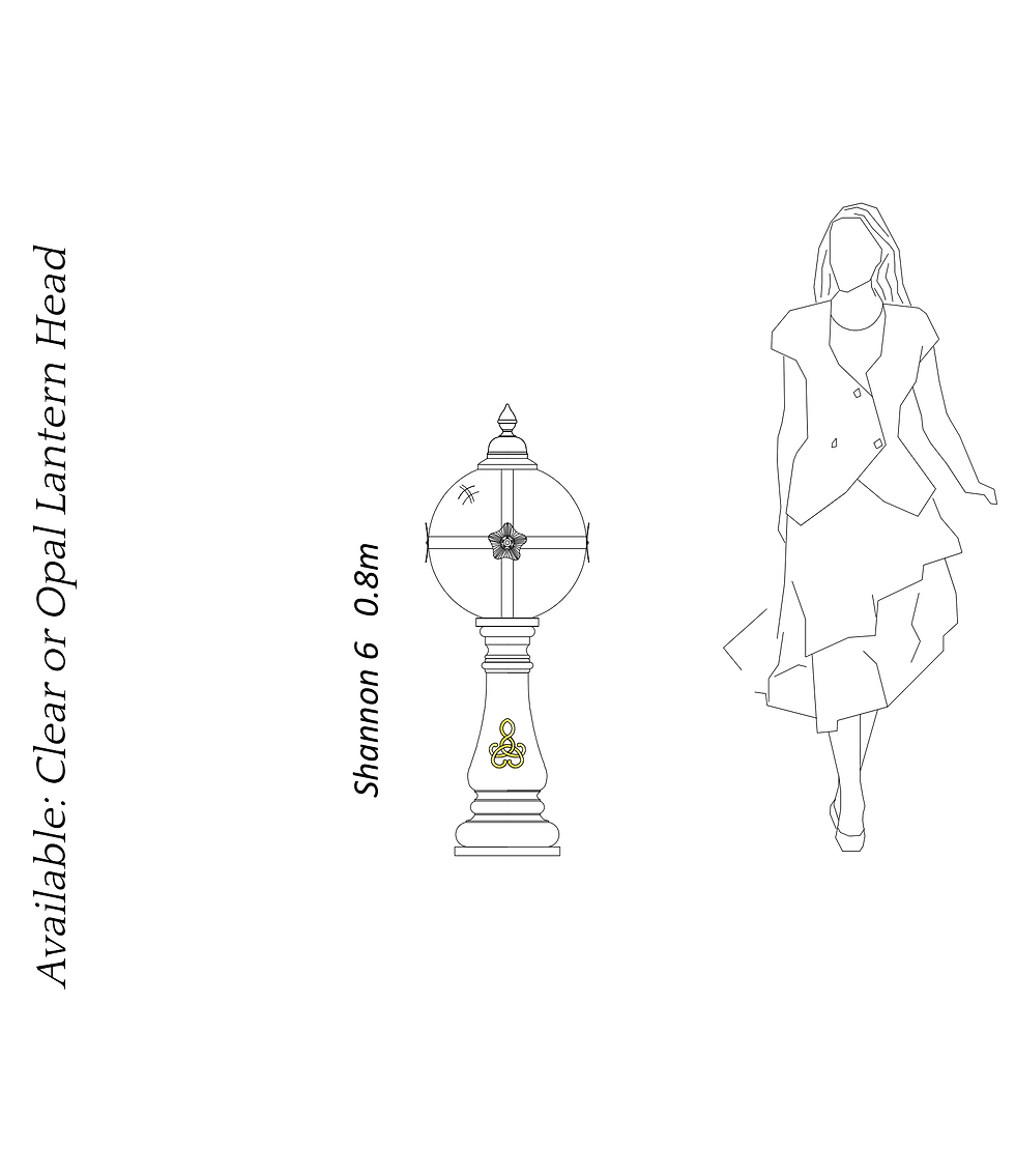 Thumbnail: Outdoor Cast Iron Lamp Post     Shannon Mini 6