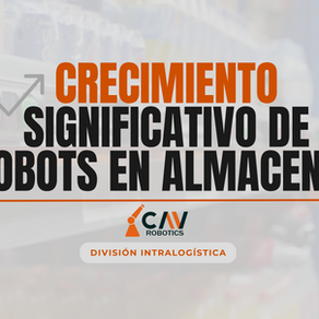 Crecimiento significativo de robots en almacenes | Intralogística