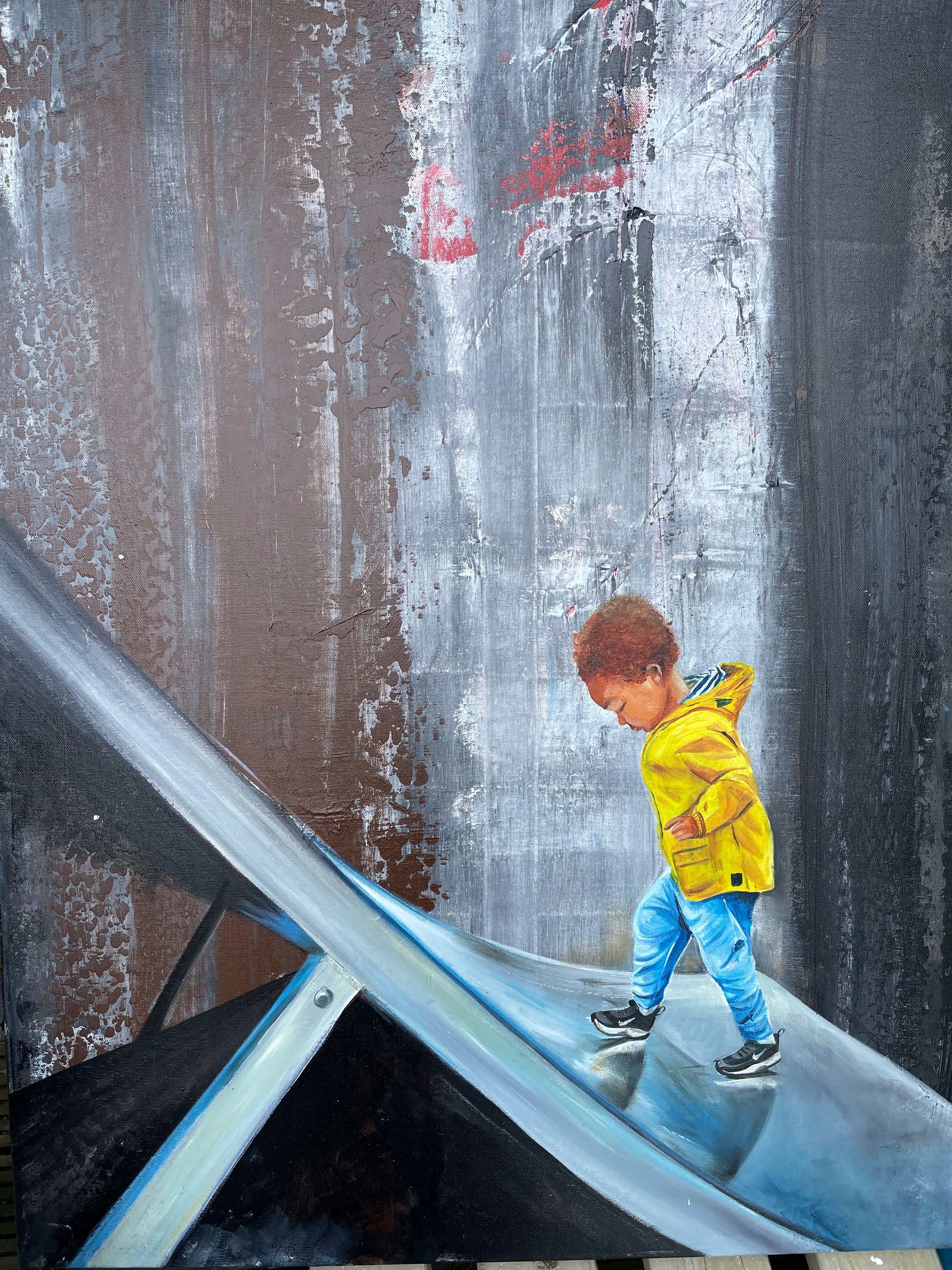 Like children a4 framed print 