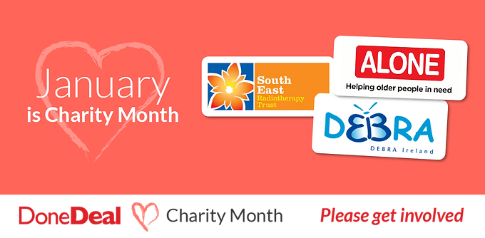 January 2016 – 1st DoneDeal Charity Month of the year!