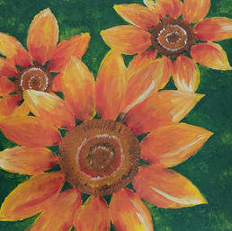 Sunflower paint n sip