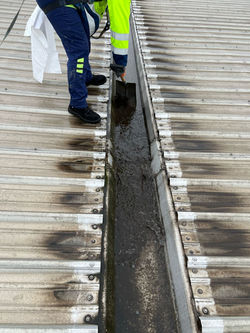 nettoyage toiture industrielle