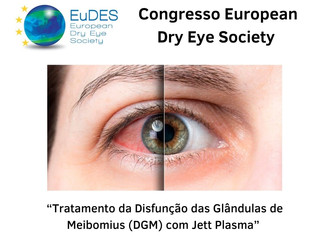 Jett Plasma Lift Medical - Estudo em congresso European Dry Eye Society