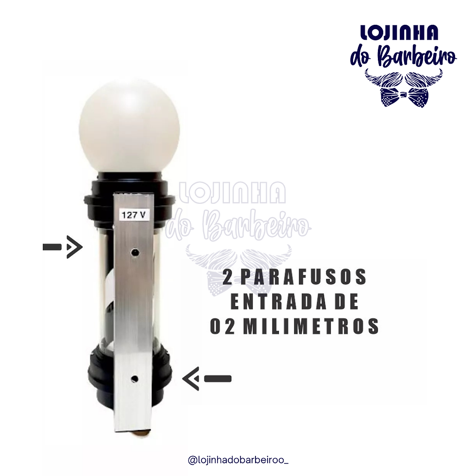Miniatura: Barber Pole Gold Color 65cm