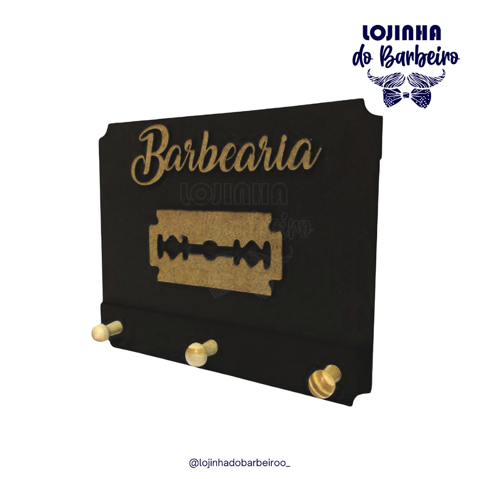Miniatura: Cabide Gilete 3 pinos