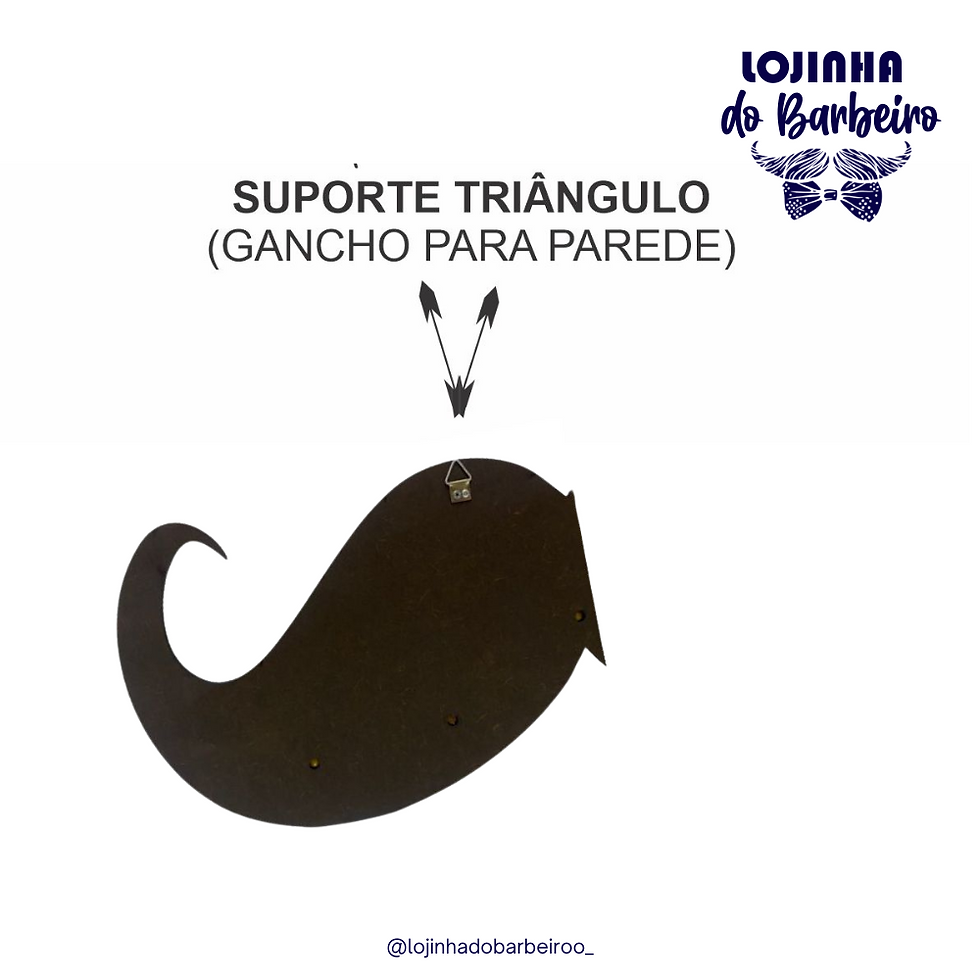 Miniatura: Cabide Bigode 5 pinos