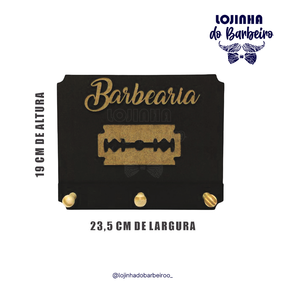 Miniatura: Cabide Gilete 3 pinos