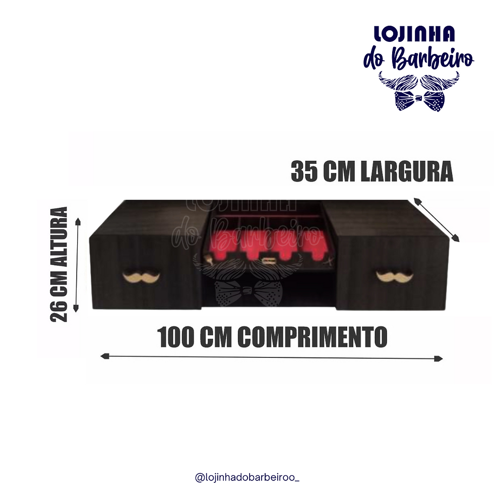 Miniatura: Bancada Barber Retrô