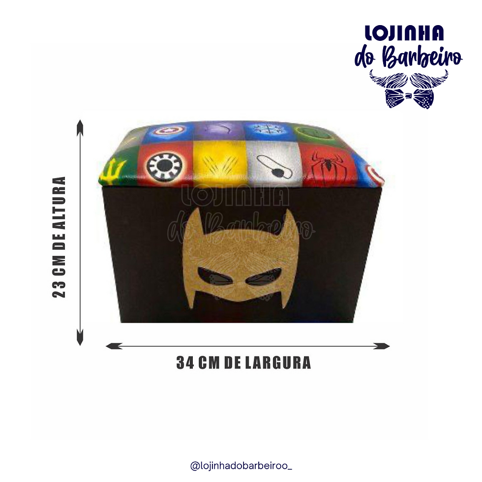 Miniatura: Assento de Elevação Infantil Super Heróis