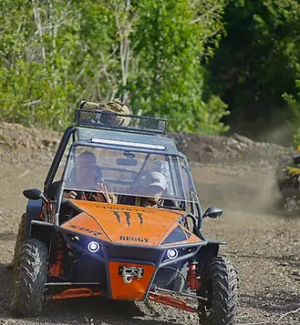 Off-road buggy on an advanced jungle trail in Pattaya