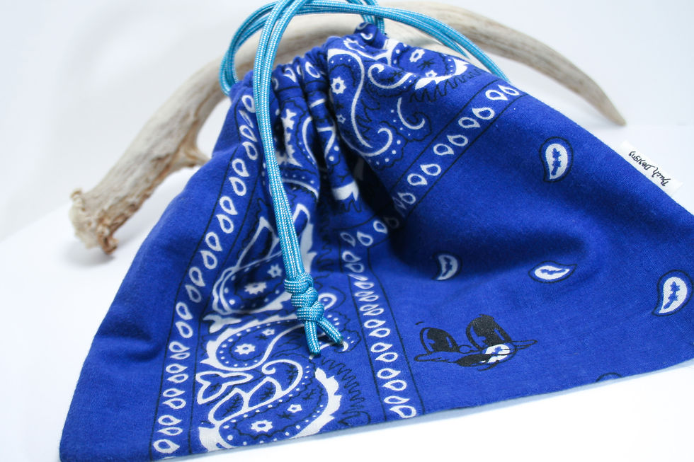 Thumbnail: Bandana Bag - Indigo Blue