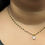Thumbnail: Zircon Beads Silver Mangalsutra with Pendant
