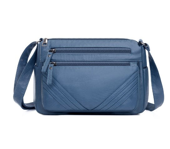 Thumbnail: Crossbody Soft Leather Handbag for Women