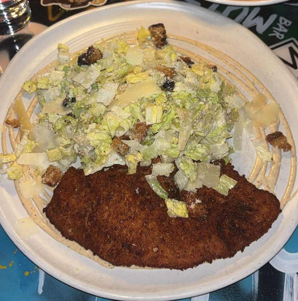 The dish where Chicken Milanese and Caesar Salad go hand-in-hand