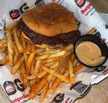 The 'Double Burger Combo Meal' with seasoned fries