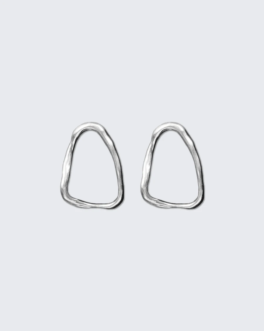 Textured Loop Earrings
