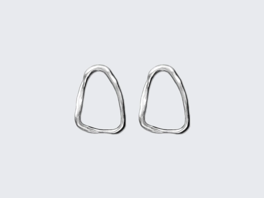 Textured Loop Earrings