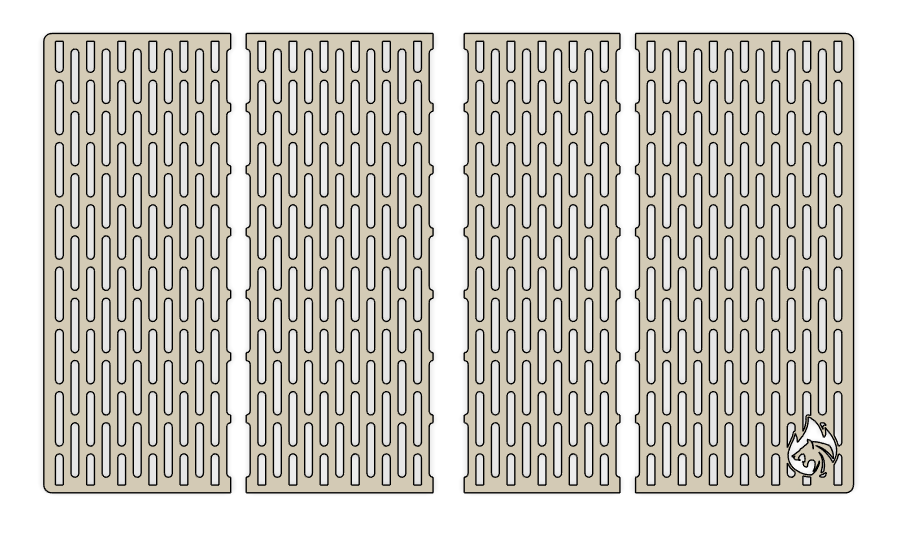 Thumbnail: BBQ grill grate 29.5"x 48"