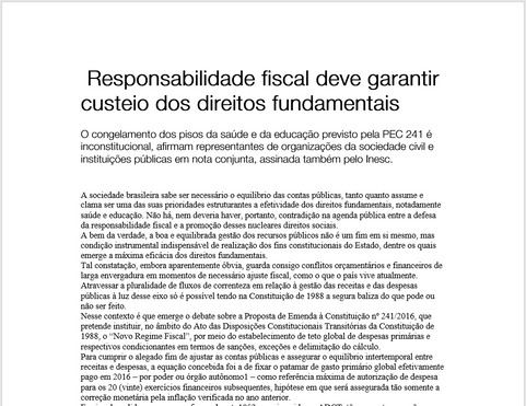 Responsabilidade Fiscal INESC PT