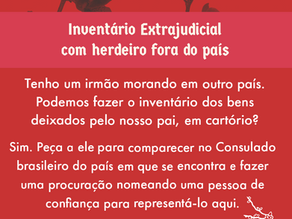 Inventário Extrajudicial com herdeiro fora do país