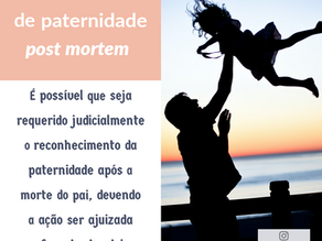 Reconhecimento de paternidade do pai falecido