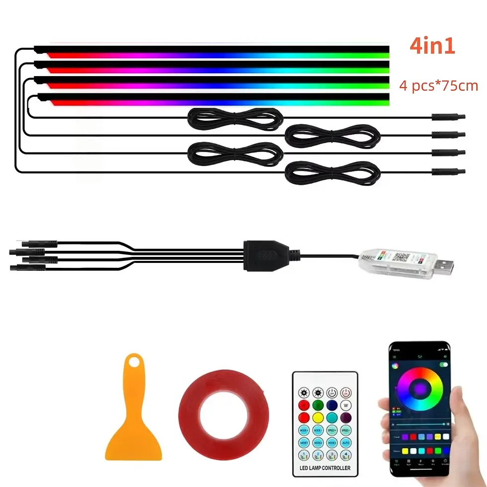 Thumbnail: Car Ambient Lights (LED Interior Strip Kit)