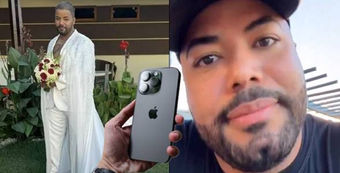 Influencer gasta R$ 700 mil com iPhone 15 para presentear amigos e ninguém aparece em seu casamento.