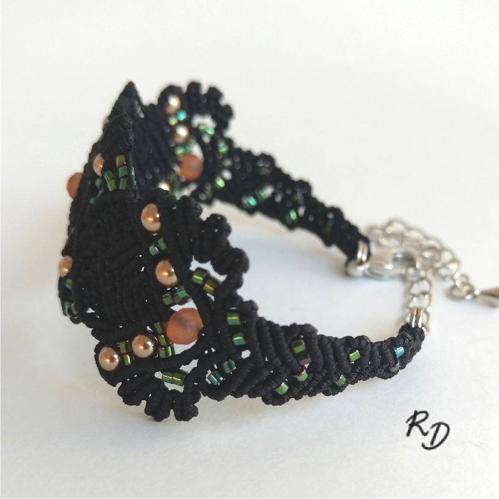 Miniature : Bracelet Indira Noir