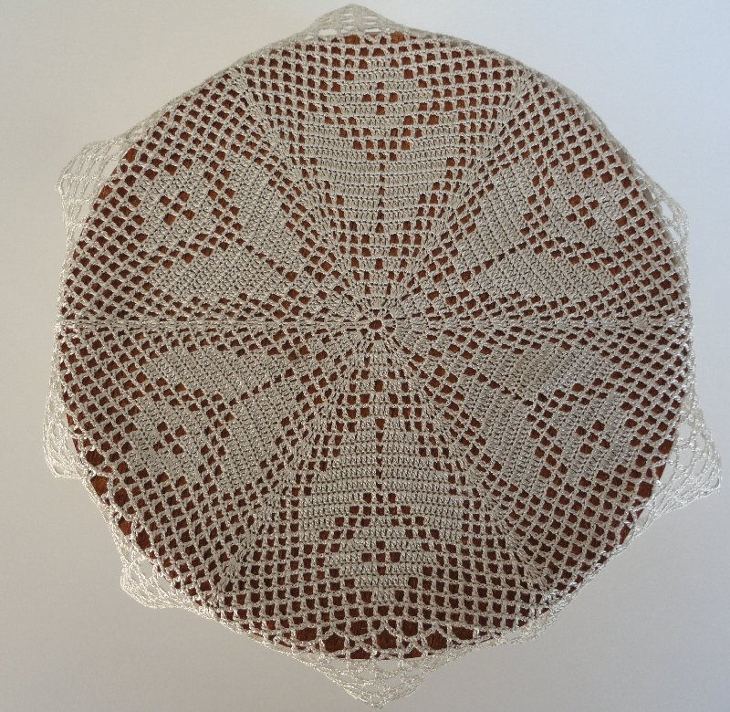 Nappe ronde au crochet